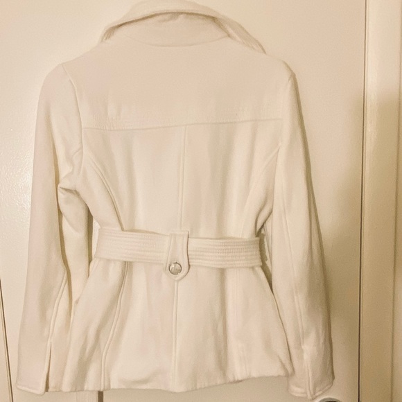 KENNETH COLE REACTION WOMEN DOUBLE BREASTED  BELTED COTTON COAT SIZE S *NEW NT* - Picture 12 of 15